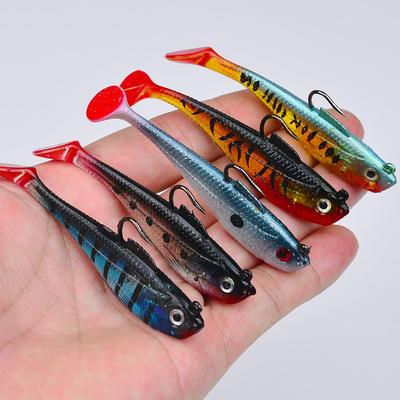 Pre-Rigged Soft Fishing Lures, Well-Made Easy Catching Lures