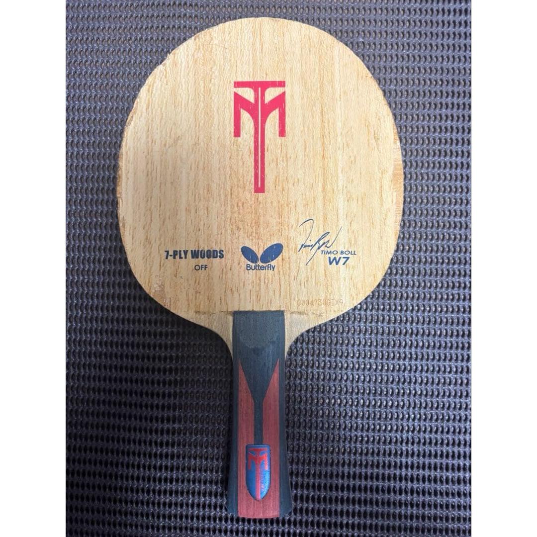 Used Butterfly Timo Boll W7 table tennis racket