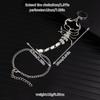 Sweet and Cool Spicy Girl Exaggerated Diamond Set, Scorpion 3D Finger Bracelet, Serpentine Arm Ring, Leg Chain, Body Chain