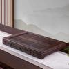 Rosewood Solid Wood Gongfu Tea Tray with Dual Drain & Storage