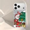 New Year Christmas Phone Case For iPhone 16e 17 Air 16 15 14 17 Pro Max 13 12 Pro 15 11 Shockproof Hard PC Laser Cover