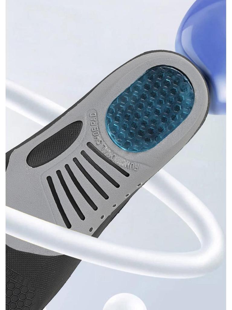 Pánské sportovní vložky tlumící nárazy z EVA - Prodyšné, absorbující pot, deodorizační, s podporou klenby pro ochranu nohy