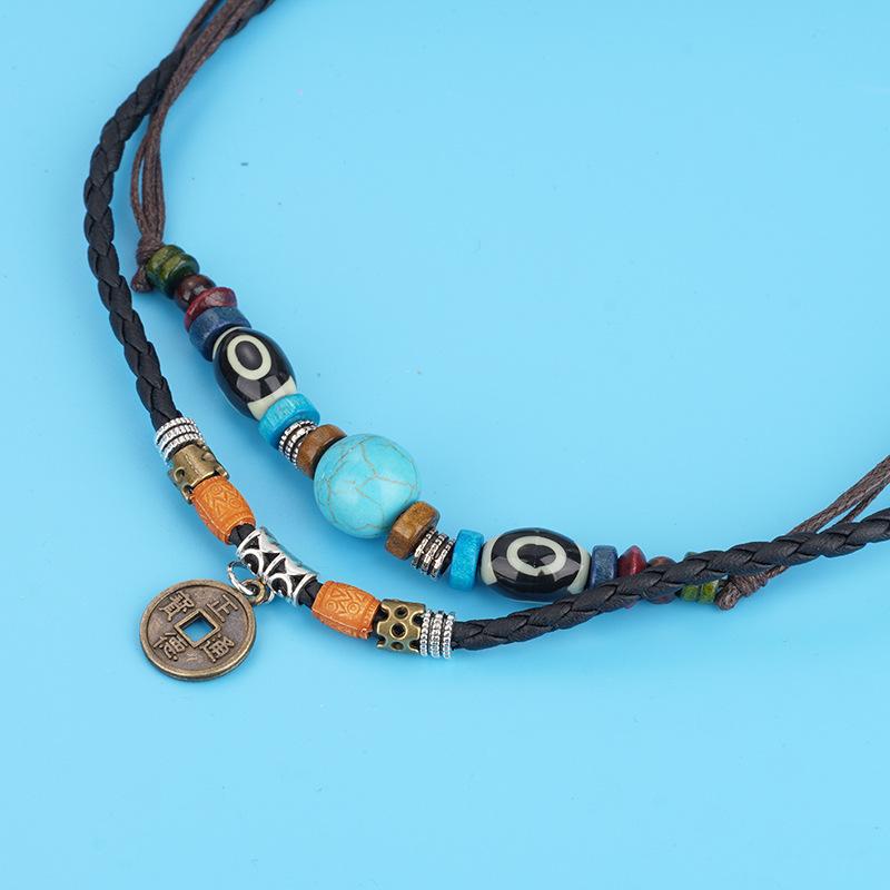 Anchor Necklace Men's Student Retro Hipster Pendant Clavicle Chain Japanese and Korean Version Couple Jewelry Gift