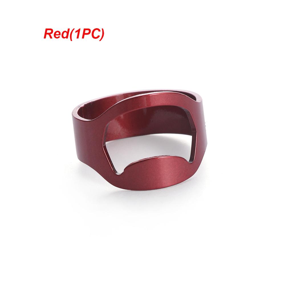 

1 шт. Уникальная открывалка для пивных бутылок, портативная, в виде кольца на палец, средство для снятия крышек с банок, из нержавеющей стали, кухонный инструмент, барные принадлежности, гаджеты