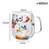 Double-layer Glass Cup With Handle Heat-resistant Tea Cups Coffee Mugs Drinkware Creative Gift