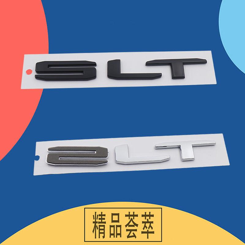 3D Premium ABS SLT Sticker Tail Bumper Badge Auto Rear Trunk Emblem Accessories Exterior Decoration