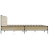 Bed Frame In Sonoma Oak Finish 200 X 200 Cm Made of Engineered Wood and Metal