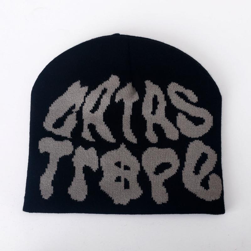New hot-selling MEA CULPA beanie hat mea beanie hat knitted hat straight