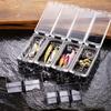 Fishing Accessory Container Magnetic Lures Box, Splicing Glow in Dark Clear