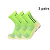 3 Pairs New Football Socks Non-slip Silicone Sole Professional Outdoor Sport Accessories Men Women Yoga  Soccer