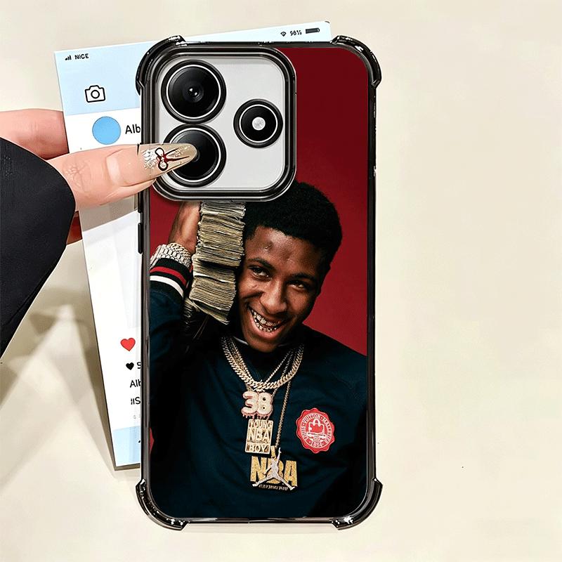 Rapper YoungBoy Soft Phone Case For Xiaomi Poco X7 X8 Pro Max X6 X5 X3 F8 Ultra F7 M8 M7 M5S Redmi 15C 15A 15 14C 13C 12C 13 12