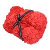 21cm Flower Bear Red Rose Shaped Bear Romantic Valentine"s Day Artificial Flower Bear for Wedding