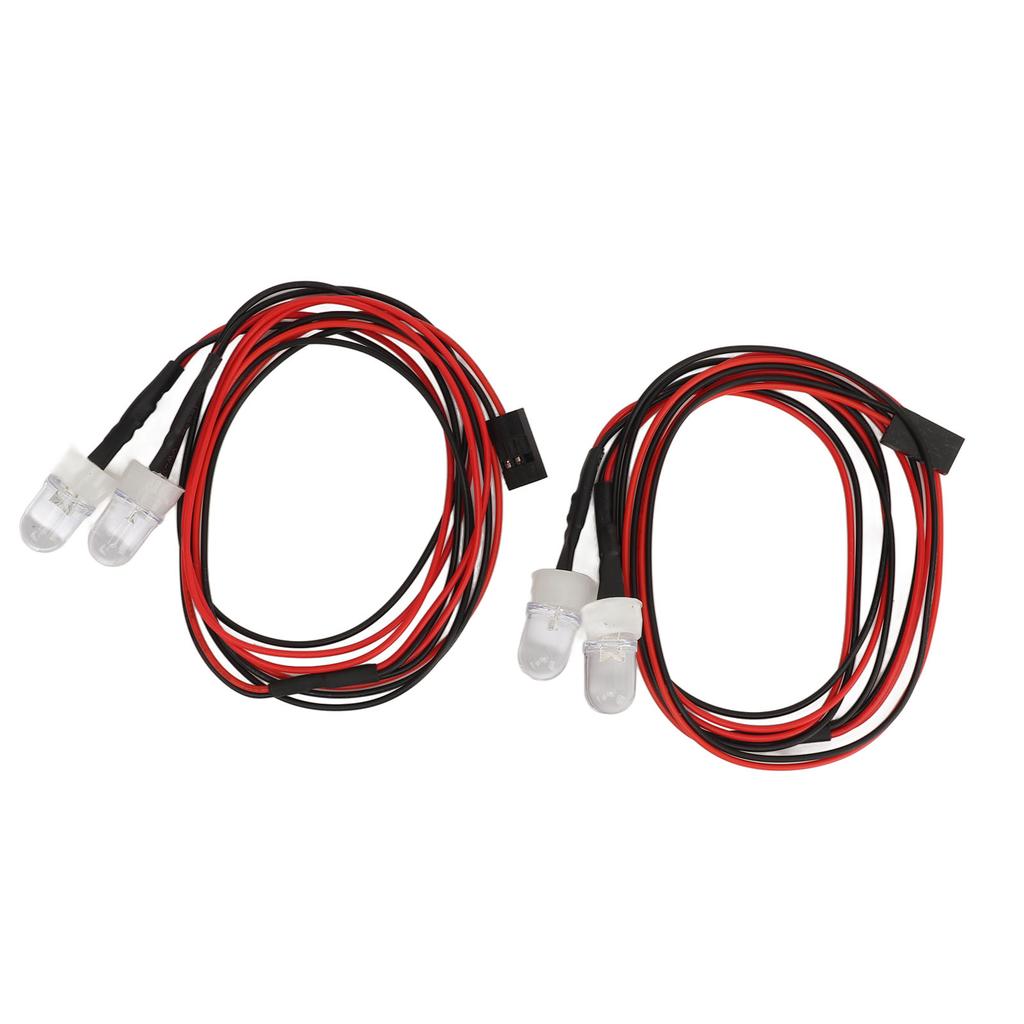 2PCS RC LED Light Kit 8mm Beads RC Lighting Kit Compatible for Traxxas for HSP for Tamiya for