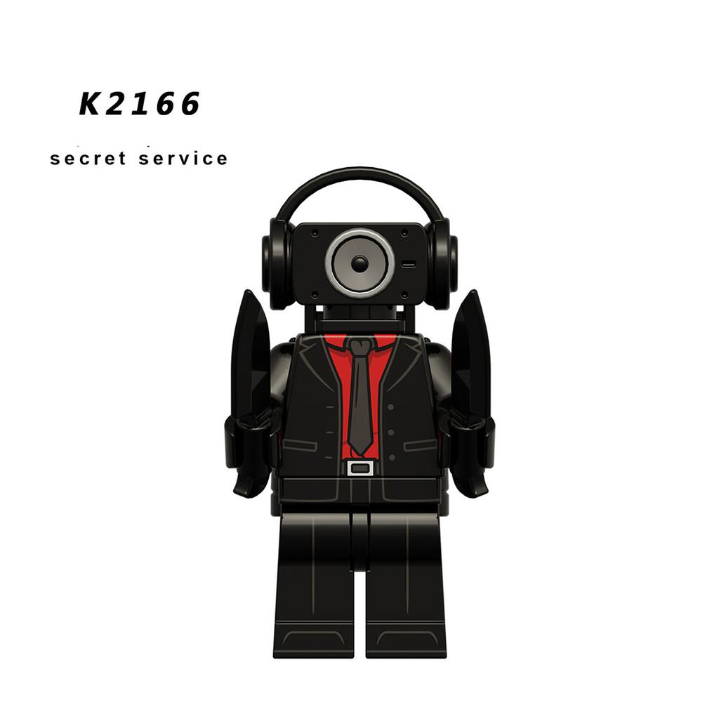 Skibidi Toilet Titan Speaker Man Action Figures Anime Block Toys Brick Model Toy for Kid Birthday New Year Christmas Gifts