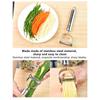 Stainless Steel Vegetable Fruit Peelers With Dual Sharp Blades And Rust Resistant Perfect For Home Kitchen Daily Food Prep