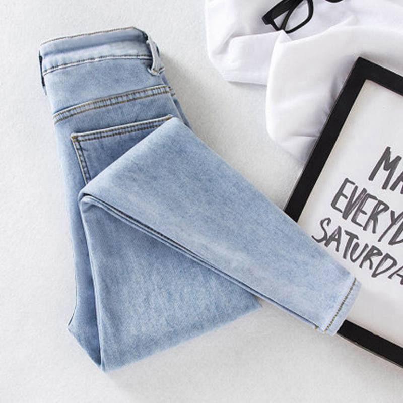 

Женские узкие джинсы с высокой талией — облегающие эластичные брюки-карандаш на весну, осень и зиму 2021 года. 28 черный серый