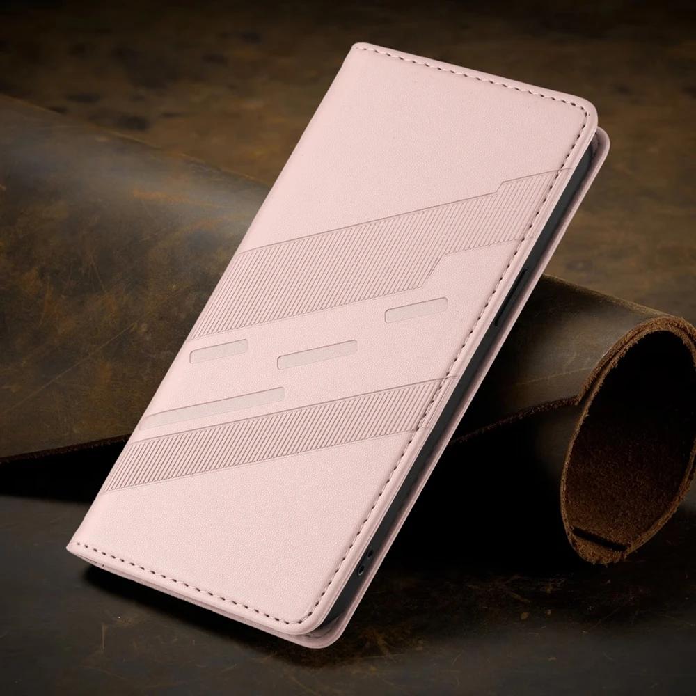 Business Leather Wallet Flip Case For iPhone 16 Pro Max 16E 11 12 13 14 Plus 15 XS Max XR Card Slot Magnetic Bag Phone Cover