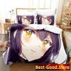 Kawai New Kaichou Wa Maid-sama Beding Set Printed Bed Linen Set With Pilowcase Bed Soft Duvet Cover Soft Single Double Quen King-Sized Dimensionsd