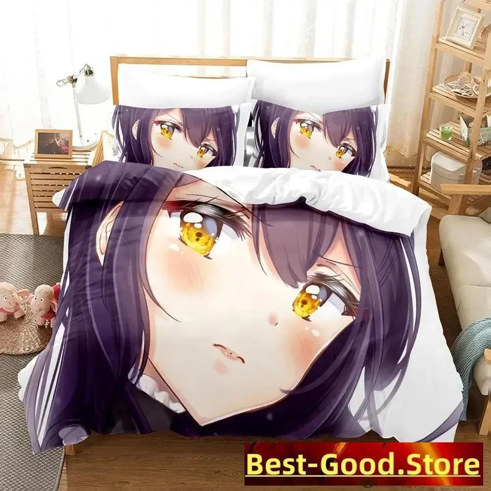 Kawai New Kaichou Wa Maid-sama Beding Set Printed Bed Linen Set With Pilowcase Bed Soft Duvet Cover Soft Single Double Quen King-Sized Dimensionsd