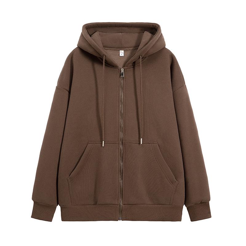 Men's Two-Way Zipper Hooded Sweatshirt