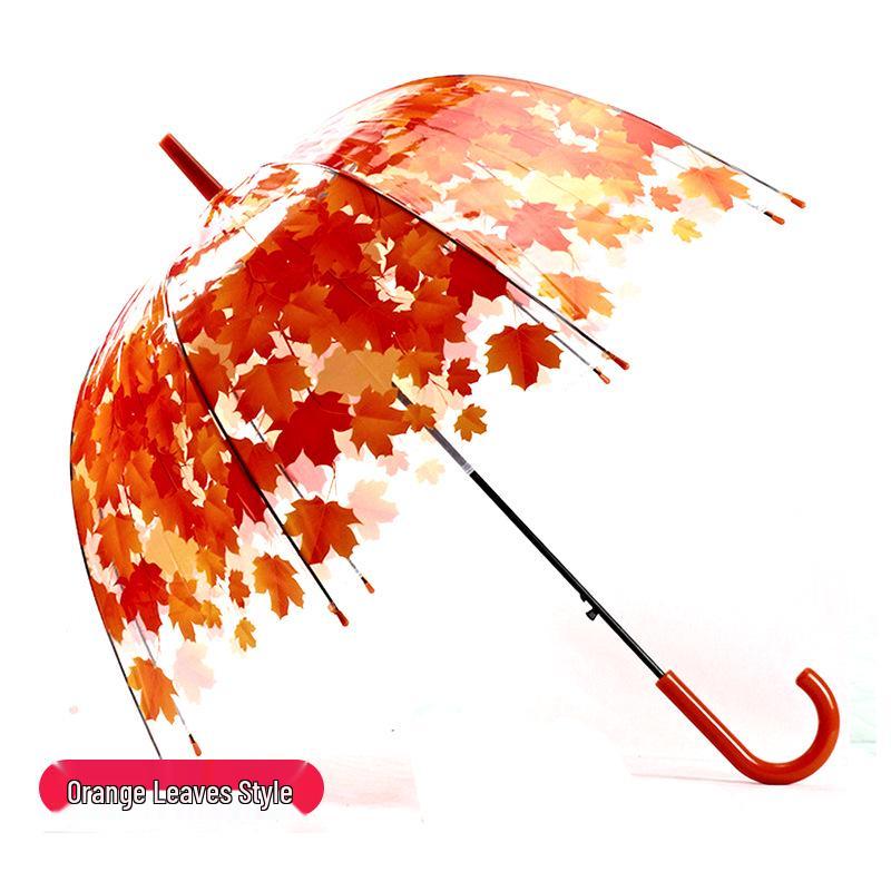 Korean Style Transparent Apollo Princess Mushroom Umbrella