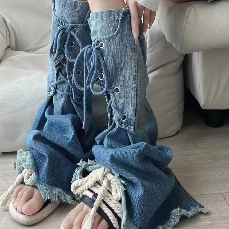 Women's Leg Warmer Flared Denims Leg Sleeve Summer Students Girls JK Foot Cover