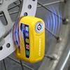 Alarme de Motocicleta Trava de Roda Trava de Freio a Disco com Chave Moto Scooter Impermeável Antifurto Liga de Alumínio Segurança Trava de Freio