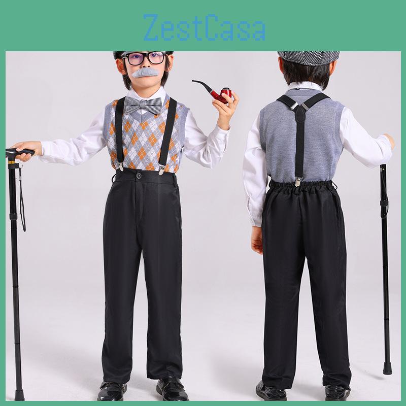 Elderly Childrens Day Cosplay Costume Stage Performance Halloween Fashion Party