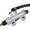 Motorcycle Brake Pump Iron and PVC Rear Brake Master Cylinder Pump for Most Motorcycle Brake Modification Accessories Universal Rear Brake Pump