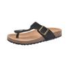 Fashion Women Suede Clogs Slippers Adjustable Buckle Slip On Footbed Home Clog Slippers Outdoor Beach Sandals With Arch Support