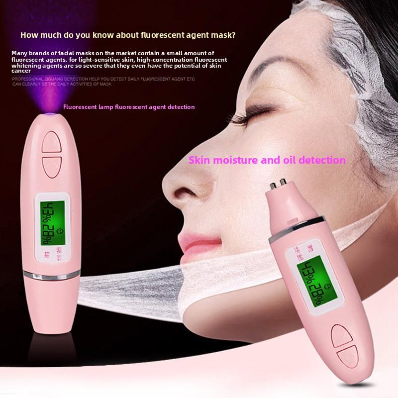 New 2-in-1 Skin Moisture Tester Pen Moisture Tester Skin Oil Tester Pen Phosphor