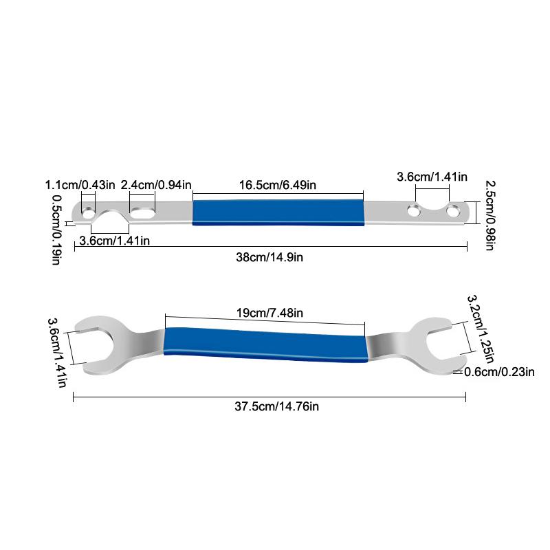 Fan Clutch Wrench Set,32Mm & 36Mm Wrenches - Essential Tool,Fan Clutch Removal Kit,Fan Clutch Nut Wrench And Removal Kit Durable