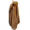 Eco-Friendly Faux Fur Mid-Length Women's Coat - Warm Winter 2025 European & American Style