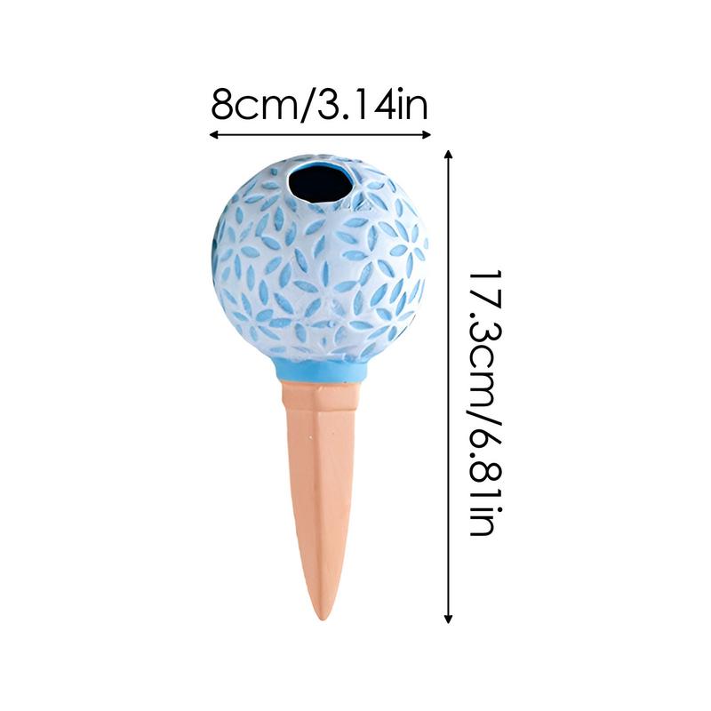 Watering Spikes For Outdoor Plants 4X Automatic Cute Baseball Planter Insert 185ml Irrigation Planter Insert Household Flower