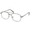 Fujita Optical Reading Glasses for Metal Men, 1.0 Power, Frame, Gunmetal, K-16 +1.00