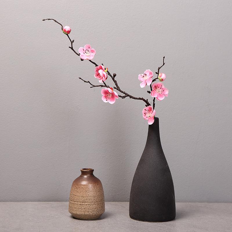 Pflaumenblütenzweig-Dekoration - Künstliche Blumendeko für Wohnzimmer & Esstisch