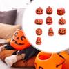 11Pcs Halloween Pumpkin Decorations Resin Gift for Dining Room Garden Indoor