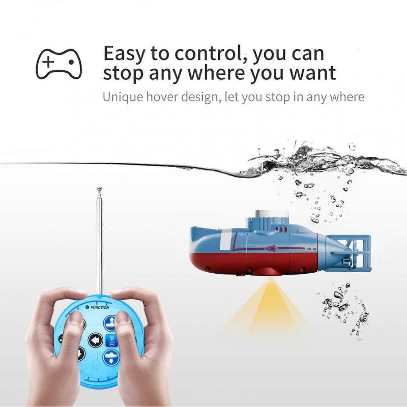 Remote Controlled Submarine kids Toy Model of Diving Fish Tank Remote Control Simulated Nuclear Submarine Remote Control Ship