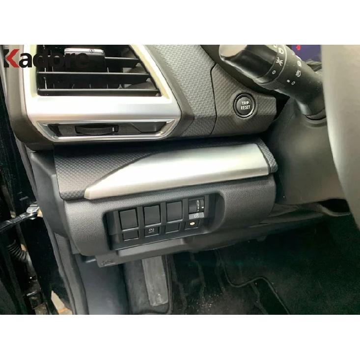 Car Center Console Dashboard Panel Cover Trim For Subaru Forester SK Carbon Fiber Interior Mouldings Accessories