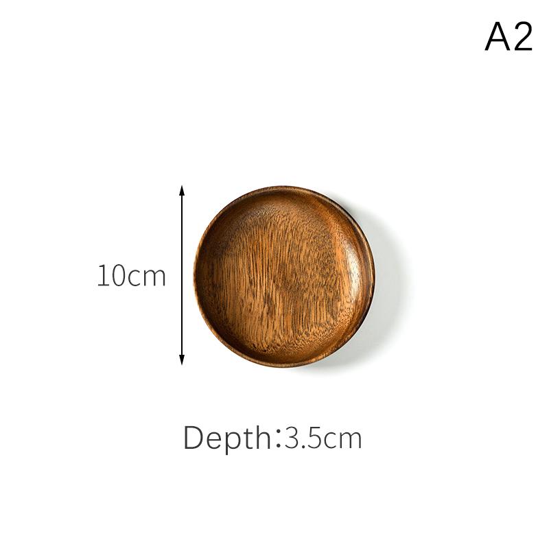 

Деревянный поднос, круглый сервировочный поднос, ретро-тарелки из акации, поднос для фруктового салата, десерта, поднос для закусок, тарелка для еды, поднос для хранения тарелок