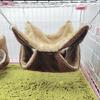 Hamster Warm Bed Hammock Small Pet Plush House for Guinea Pigs Squirrels