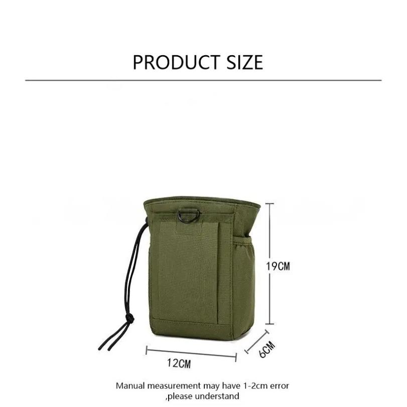 Outdoor 3-5L Camouflage Molle 600D Nylon Dump Drop Pouch Recycle Waist Pack Bags