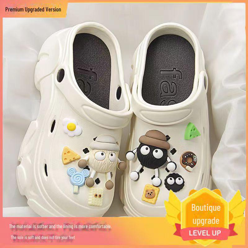 Cross-Border Cute Hat Coal Briquette & Shoe Accessories Set - Matching Shoe Buckle & Flower Set