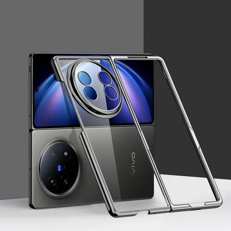 

Прозрачный гальванизированный чехол для телефона VIVO X Fold 5 Fold3 Pro Fold3 Ультратонкий пыленепроницаемый противоударный защитный мягкий чехол vivo X Fold3 Pro