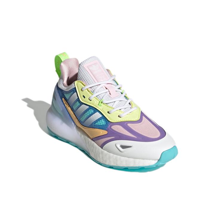 Adidas Originals ZX 2K BOOST 2.0 Breathable Low top Kids Lifestyle Shoes Teenagers GZ7502