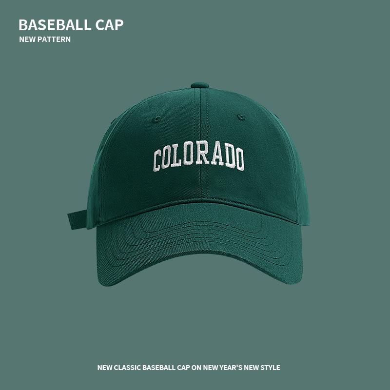 Baseball Cap Women's Spring and Summer Deep Top Wide Brim Big Head Circumference Peaked Cap Couple Versatile Trendy Face Small Sun Protection Visor