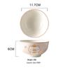 Animal Party Ceramic Rice Bowl Set