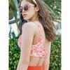 Yoga Fashion Print Pastoral Bar Sports Bra
