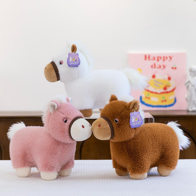 New Pony Doll Dunduan Horse Claw Machine Boutique Cute Pony Plush Toy Doll