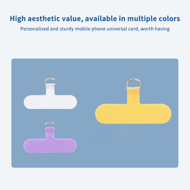 Universal Colorful Cartoon Phone Chain Pad Cellphone Lanyard Strap Mat Phone Hanging Patch For Iphone